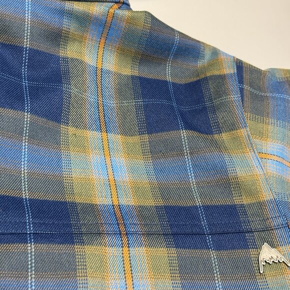 Burton Snowboard Jacket Youth XL (18) 21x28.5 Blue/Green Plaid Dry Ride - Picture 6 of 12